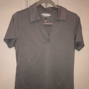 grey womens golf shirt